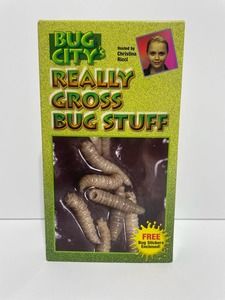 Bug City's Really Gross Bug Stuff VHS 1998 Christina Ricci